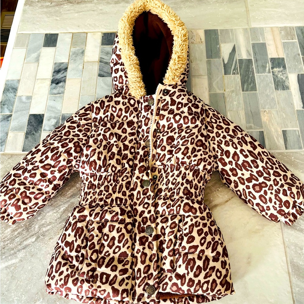 Pink Platinum Cheetah Toddler Jacket